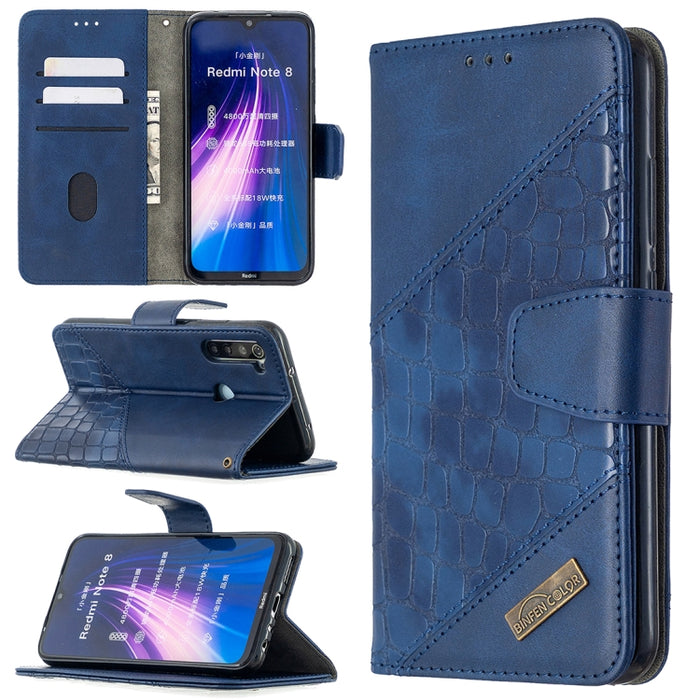 Funda de cuero PU con tapa horizontal y textura de cocodrilo a juego con billetera, soporte y ranuras para tarjetas, For Nokia 2.3, For Xiaomi Redmi 7A, For Xiaomi Redmi 7, For Xiaomi Redmi 8A, For Xiaomi Redmi 8, For Xiaomi Redmi 9                    ...
