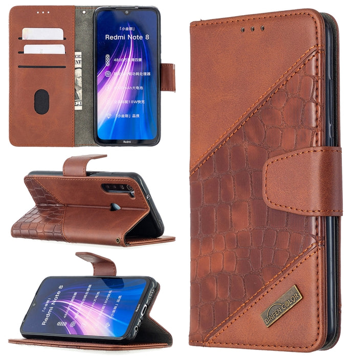 Funda de cuero PU con tapa horizontal y textura de cocodrilo a juego con billetera, soporte y ranuras para tarjetas, For Nokia 2.3, For Xiaomi Redmi 7A, For Xiaomi Redmi 7, For Xiaomi Redmi 8A, For Xiaomi Redmi 8, For Xiaomi Redmi 9                    ...