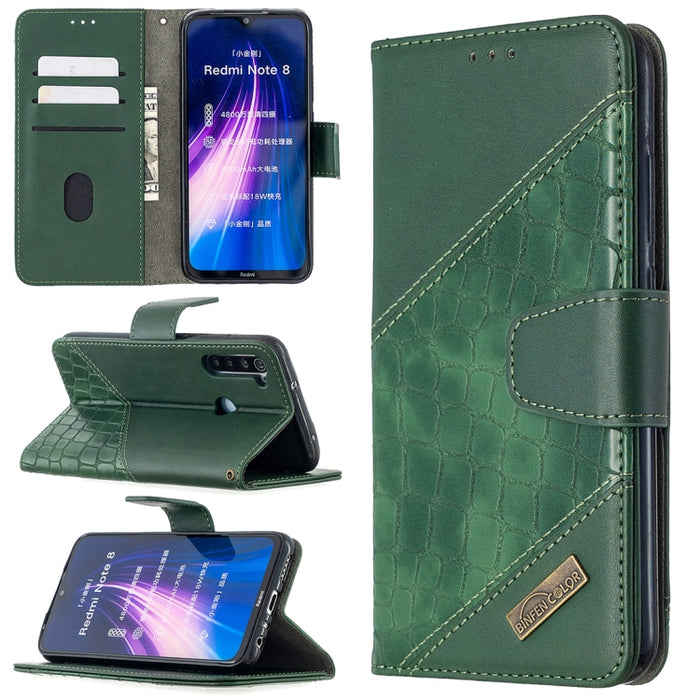 Funda de cuero PU con tapa horizontal y textura de cocodrilo a juego con billetera, soporte y ranuras para tarjetas, For Nokia 2.3, For Xiaomi Redmi 7A, For Xiaomi Redmi 7, For Xiaomi Redmi 8A, For Xiaomi Redmi 8, For Xiaomi Redmi 9                    ...
