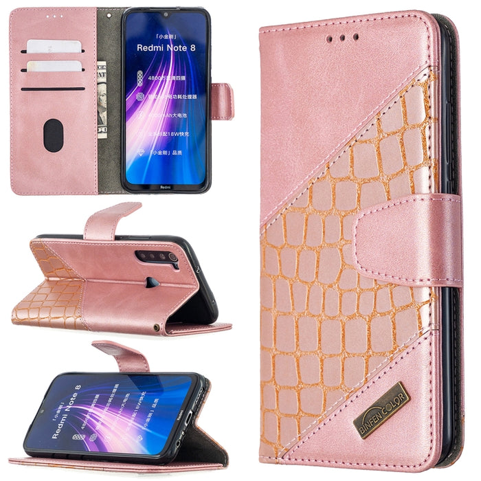 Funda de cuero PU con tapa horizontal y textura de cocodrilo a juego con billetera, soporte y ranuras para tarjetas, For Nokia 2.3, For Xiaomi Redmi 7A, For Xiaomi Redmi 7, For Xiaomi Redmi 8A, For Xiaomi Redmi 8, For Xiaomi Redmi 9                    ...