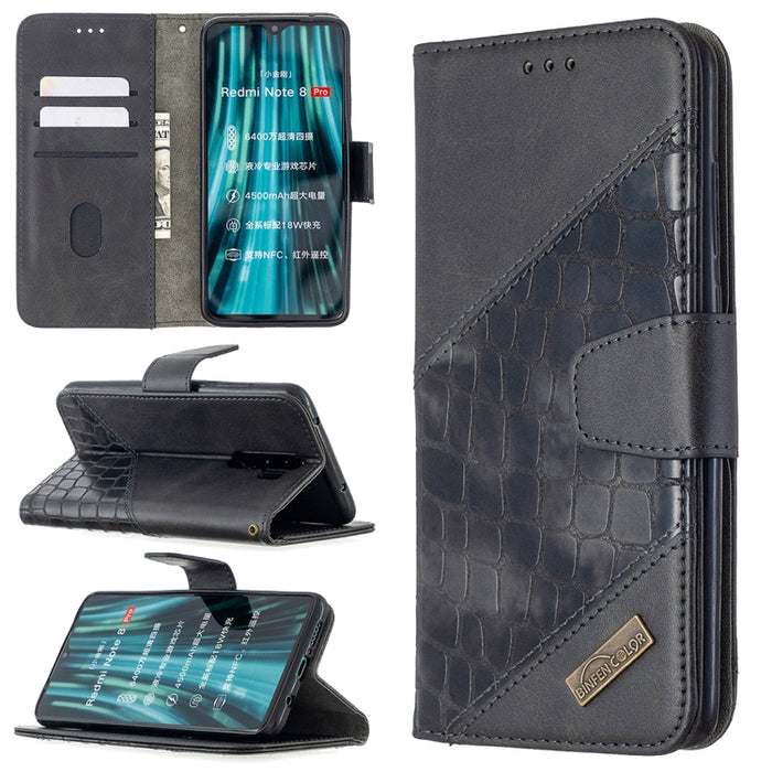 Funda de cuero PU con tapa horizontal y textura de cocodrilo a juego con billetera, soporte y ranuras para tarjetas, For Nokia 2.3, For Xiaomi Redmi 7A, For Xiaomi Redmi 7, For Xiaomi Redmi 8A, For Xiaomi Redmi 8, For Xiaomi Redmi 9                    ...