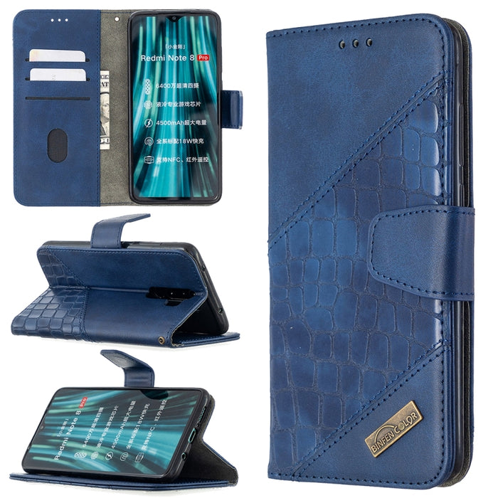 Funda de cuero PU con tapa horizontal y textura de cocodrilo a juego con billetera, soporte y ranuras para tarjetas, For Nokia 2.3, For Xiaomi Redmi 7A, For Xiaomi Redmi 7, For Xiaomi Redmi 8A, For Xiaomi Redmi 8, For Xiaomi Redmi 9                    ...