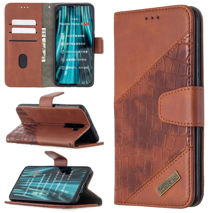 Funda de cuero PU con tapa horizontal y textura de cocodrilo a juego con billetera, soporte y ranuras para tarjetas, For Nokia 2.3, For Xiaomi Redmi 7A, For Xiaomi Redmi 7, For Xiaomi Redmi 8A, For Xiaomi Redmi 8, For Xiaomi Redmi 9                    ...