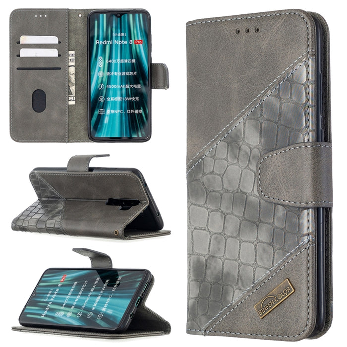 Funda de cuero PU con tapa horizontal y textura de cocodrilo a juego con billetera, soporte y ranuras para tarjetas, For Nokia 2.3, For Xiaomi Redmi 7A, For Xiaomi Redmi 7, For Xiaomi Redmi 8A, For Xiaomi Redmi 8, For Xiaomi Redmi 9                    ...