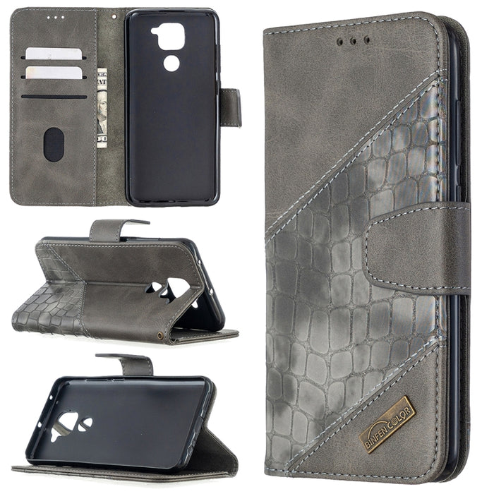Funda de cuero PU con tapa horizontal y textura de cocodrilo a juego con billetera, soporte y ranuras para tarjetas, For Nokia 2.3, For Xiaomi Redmi 7A, For Xiaomi Redmi 7, For Xiaomi Redmi 8A, For Xiaomi Redmi 8, For Xiaomi Redmi 9                    ...