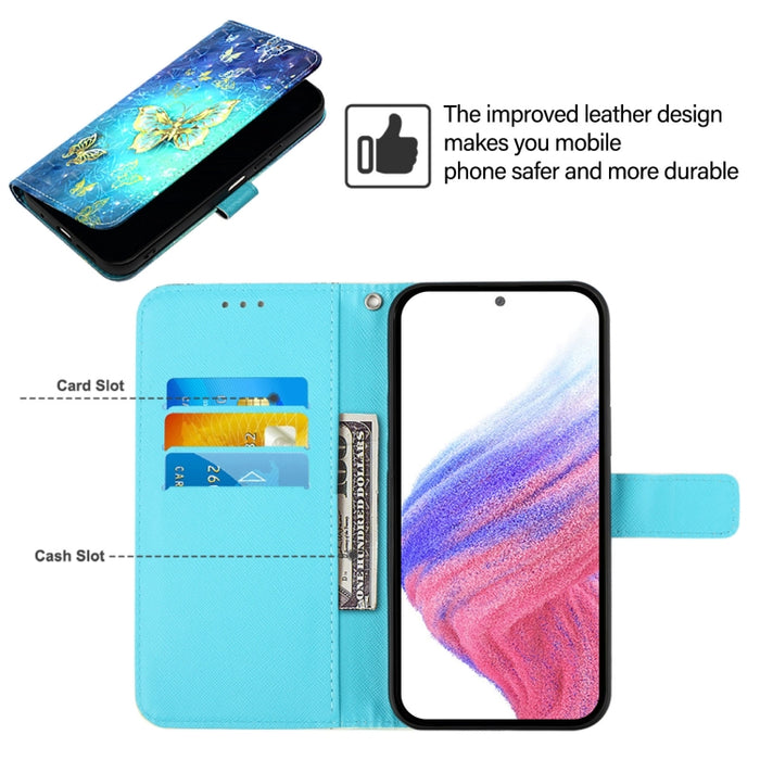 Caja del teléfono del cuero del tirón horizontal de la pintura 3D, For Xiaomi Redmi 13 4G, For Xiaomi Poco M6 Pro 4G, For Xiaomi Redmi A3, For Xiaomi Redmi Note 13 Pro 4G Global, For Xiaomi Redmi Note 13 4G Global, For Xiaomi Redmi K70E                ...