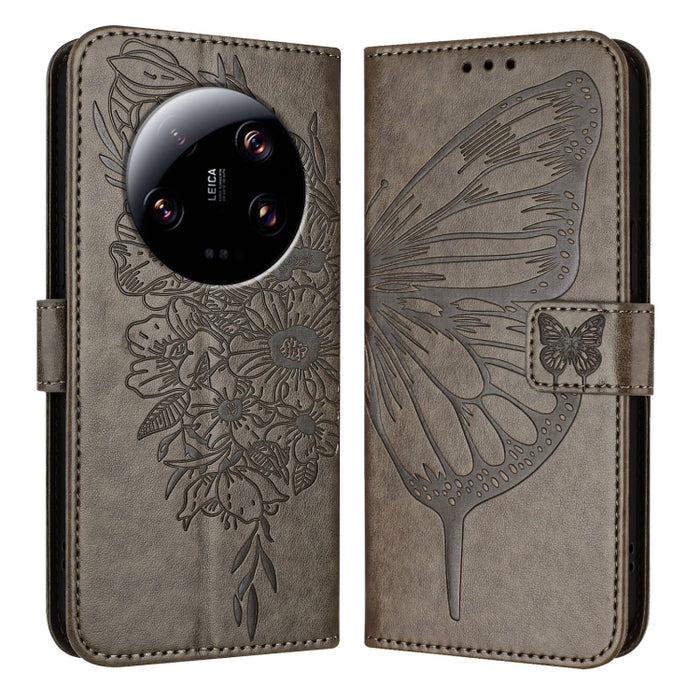 Funda para teléfono de cuero con mariposa en relieve, For Xiaomi Redmi 13C, For Xiaomi Redmi Note 13 Pro+ 5G, For Xiaomi Redmi Note 13 Pro 5G Global, For Xiaomi Poco M6 Pro 5G / Redmi 12 4G/5G, For Xiaomi Redmi K70 / K70 Pro                            ...