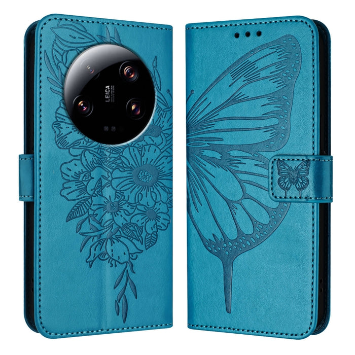 Funda para teléfono de cuero con mariposa en relieve, For Xiaomi Redmi 13C, For Xiaomi Redmi Note 13 Pro+ 5G, For Xiaomi Redmi Note 13 Pro 5G Global, For Xiaomi Poco M6 Pro 5G / Redmi 12 4G/5G, For Xiaomi Redmi K70 / K70 Pro                            ...