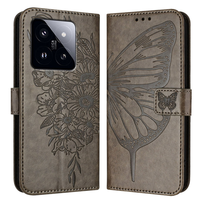 Funda para teléfono de cuero con mariposa en relieve, For Xiaomi Poco F6, For Xiaomi Poco M6 Pro 4G, For Xiaomi Poco X6 Neo 5G Global, For Xiaomi Redmi A3, For Xiaomi Redmi Note 13 Pro 4G Global, For Xiaomi Redmi Note 13 4G Global, For Xiaomi Redmi K70...