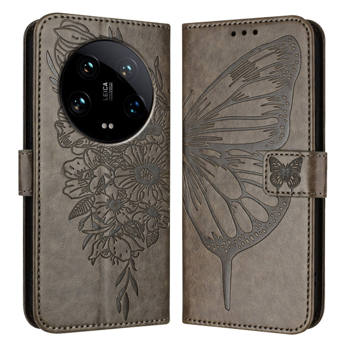 Funda para teléfono de cuero con mariposa en relieve, For Xiaomi Poco F6, For Xiaomi Poco M6 Pro 4G, For Xiaomi Poco X6 Neo 5G Global, For Xiaomi Redmi A3, For Xiaomi Redmi Note 13 Pro 4G Global, For Xiaomi Redmi Note 13 4G Global, For Xiaomi Redmi K70...