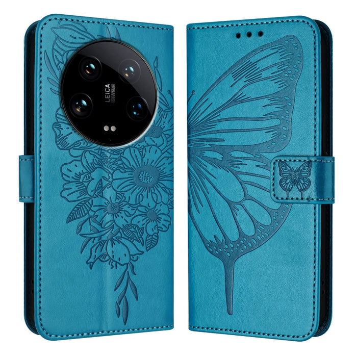 Funda para teléfono de cuero con mariposa en relieve, For Xiaomi Poco F6, For Xiaomi Poco M6 Pro 4G, For Xiaomi Poco X6 Neo 5G Global, For Xiaomi Redmi A3, For Xiaomi Redmi Note 13 Pro 4G Global, For Xiaomi Redmi Note 13 4G Global, For Xiaomi Redmi K70...