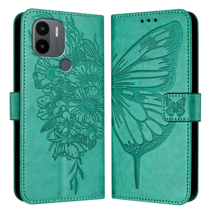 Funda para teléfono de cuero con mariposa en relieve, For Xiaomi Redmi 13C, For Xiaomi Redmi Note 13 Pro+ 5G, For Xiaomi Redmi Note 13 Pro 5G Global, For Xiaomi Poco M6 Pro 5G / Redmi 12 4G/5G, For Xiaomi Redmi K70 / K70 Pro                            ...