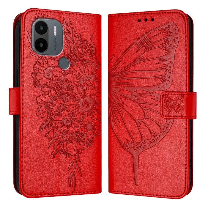 Funda para teléfono de cuero con mariposa en relieve, For Xiaomi Redmi 13C, For Xiaomi Redmi Note 13 Pro+ 5G, For Xiaomi Redmi Note 13 Pro 5G Global, For Xiaomi Poco M6 Pro 5G / Redmi 12 4G/5G, For Xiaomi Redmi K70 / K70 Pro                            ...