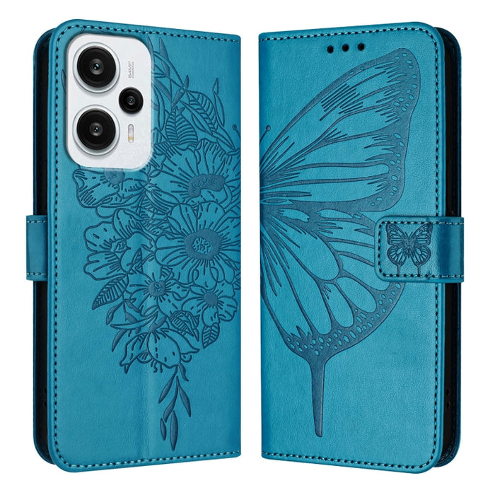 Funda para teléfono de cuero con mariposa en relieve, For Xiaomi Redmi 13C, For Xiaomi Redmi Note 13 Pro+ 5G, For Xiaomi Redmi Note 13 Pro 5G Global, For Xiaomi Poco M6 Pro 5G / Redmi 12 4G/5G, For Xiaomi Redmi K70 / K70 Pro                            ...