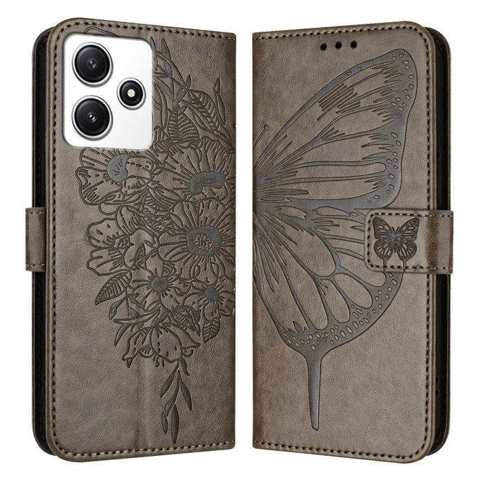 Funda para teléfono de cuero con mariposa en relieve, For Xiaomi Redmi 13C, For Xiaomi Redmi Note 13 Pro+ 5G, For Xiaomi Redmi Note 13 Pro 5G Global, For Xiaomi Poco M6 Pro 5G / Redmi 12 4G/5G, For Xiaomi Redmi K70 / K70 Pro                            ...