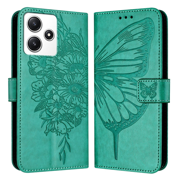 Funda para teléfono de cuero con mariposa en relieve, For Xiaomi Redmi 13C, For Xiaomi Redmi Note 13 Pro+ 5G, For Xiaomi Redmi Note 13 Pro 5G Global, For Xiaomi Poco M6 Pro 5G / Redmi 12 4G/5G, For Xiaomi Redmi K70 / K70 Pro                            ...