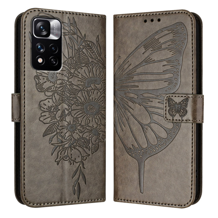 Funda para teléfono de cuero con mariposa en relieve, For Xiaomi Redmi 13C, For Xiaomi Redmi Note 13 Pro+ 5G, For Xiaomi Redmi Note 13 Pro 5G Global, For Xiaomi Poco M6 Pro 5G / Redmi 12 4G/5G, For Xiaomi Redmi K70 / K70 Pro                            ...