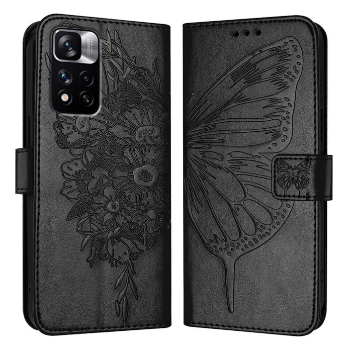 Funda para teléfono de cuero con mariposa en relieve, For Xiaomi Redmi Note 11 Pro+ 5G EU, For Xiaomi Civi 1S, For Xiaomi Poco X3 GT, For Xiaomi Mi 11 Ultra, For Xiaomi Mi 10T Lite 5G, For Xiaomi Redmi 8 / 8A, For Xiaomi Mi CC9 / Mi 9 Lite             ...
