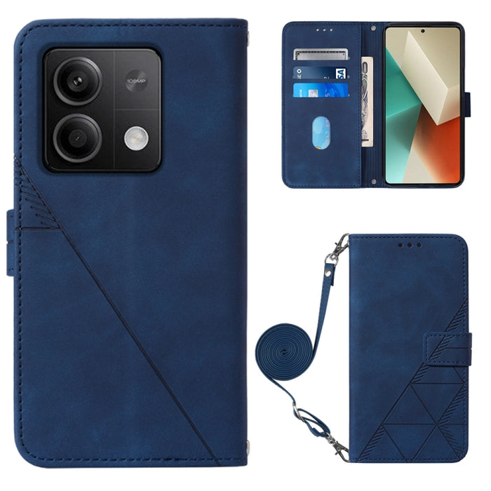 Funda para teléfono de cuero con tapa en relieve 3D cruzada, For Xiaomi Poco M6 Pro 4G, For Xiaomi Redmi A3, For Xiaomi Redmi Note 13 Pro 4G Global, For Xiaomi Redmi Note 13 4G Global, For Xiaomi Redmi K70E, For Xiaomi Poco X6 Pro                      ...