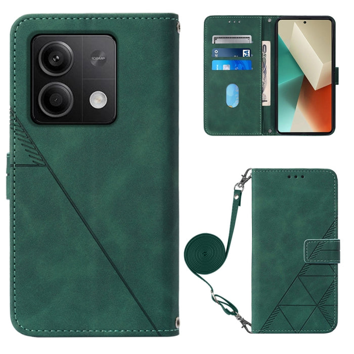 Funda para teléfono de cuero con tapa en relieve 3D cruzada, For Xiaomi Poco M6 Pro 4G, For Xiaomi Redmi A3, For Xiaomi Redmi Note 13 Pro 4G Global, For Xiaomi Redmi Note 13 4G Global, For Xiaomi Redmi K70E, For Xiaomi Poco X6 Pro                      ...