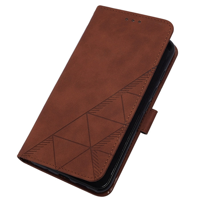 Funda para teléfono de cuero con tapa en relieve 3D cruzada, For Xiaomi Poco M6 Pro 4G, For Xiaomi Redmi A3, For Xiaomi Redmi Note 13 Pro 4G Global, For Xiaomi Redmi Note 13 4G Global, For Xiaomi Redmi K70E, For Xiaomi Poco X6 Pro                      ...