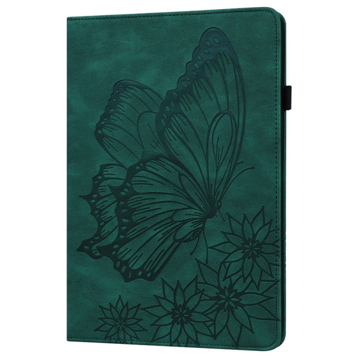 Funda para tablet de piel con relieve de mariposa grande, For iPad Pro 13 2025 / 2024, For iPad Pro 11 2025 / 2024, For iPad Pro 12.9 2022 / Air 13 2024 / 2025