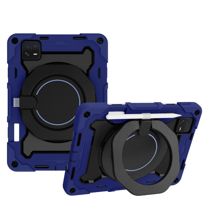 Funda para tableta de silicona con soporte giratorio portátil para anillo Armor, For Redmi Pad 2 SE 9.7 inch 2026, For Redmi Pad Pro 12.1 / Pad 2 Pro, For Xiaomi Redmi Pad SE, For Xiaomi Pad 6/6 Pro