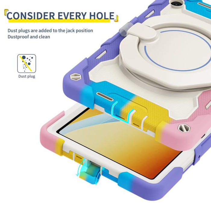 Funda para tableta de silicona con soporte giratorio portátil para anillo Armor, For Redmi Pad 2 SE 9.7 inch 2026, For Redmi Pad Pro 12.1 / Pad 2 Pro, For Xiaomi Redmi Pad SE, For Xiaomi Pad 6/6 Pro