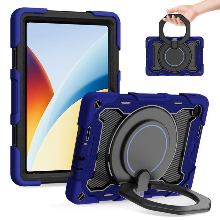Funda para tableta de silicona con soporte giratorio portátil para anillo Armor, For Redmi Pad 2 SE 9.7 inch 2026, For Redmi Pad Pro 12.1 / Pad 2 Pro, For Xiaomi Redmi Pad SE, For Xiaomi Pad 6/6 Pro