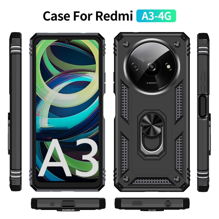 Funda para teléfono TPU + PC a prueba de golpes con soporte, For Xiaomi Redmi A3 4G, For Xiaomi Redmi Note 13 Pro 4G, For Xiaomi Redmi Note 13 4G, For Xiaomi Redmi 13C 4G/5G, For Xiaomi 14 Pro, For Xiaomi 14, For Xiaomi Redmi Note 13 5G                ...