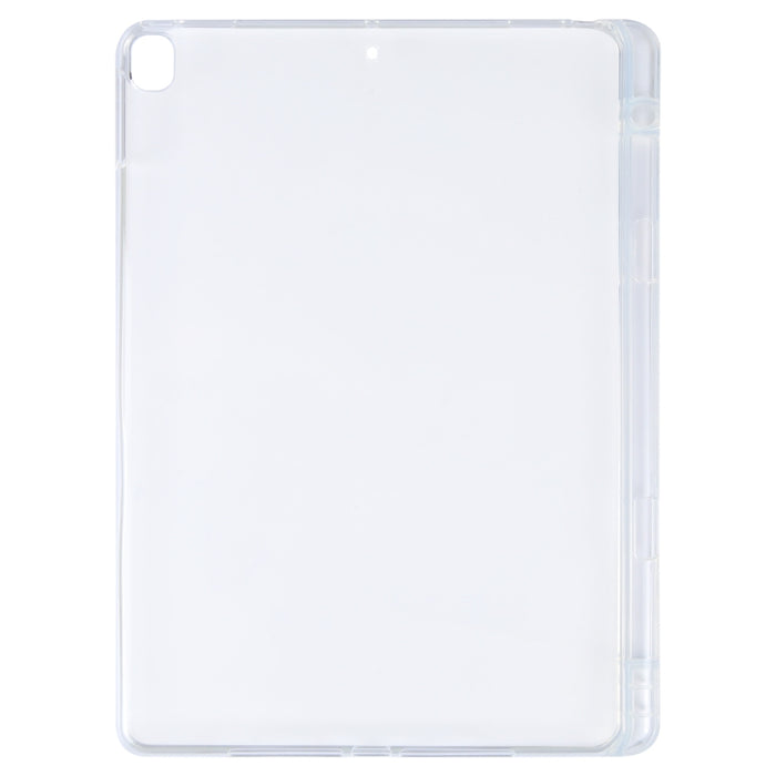 Funda para tableta de TPU altamente transparente con ranura para bolígrafo, For iPad 10.2 / 10.5
