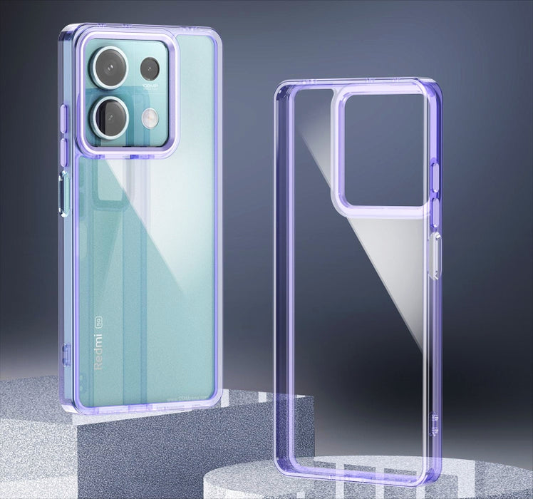 Caja de teléfono acrílica Shine de alta transparencia, For Redmi A7 Pro 4G / 5G, For Redmi 14C 4G, For Redmi A3, For Redmi Note 13 4G, For Redmi Note 13 5G