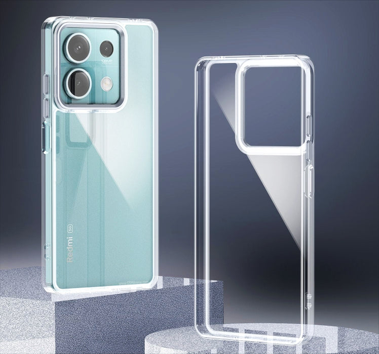 Caja de teléfono acrílica Shine de alta transparencia, For Redmi A7 Pro 4G / 5G, For Redmi 14C 4G, For Redmi A3, For Redmi Note 13 4G, For Redmi Note 13 5G