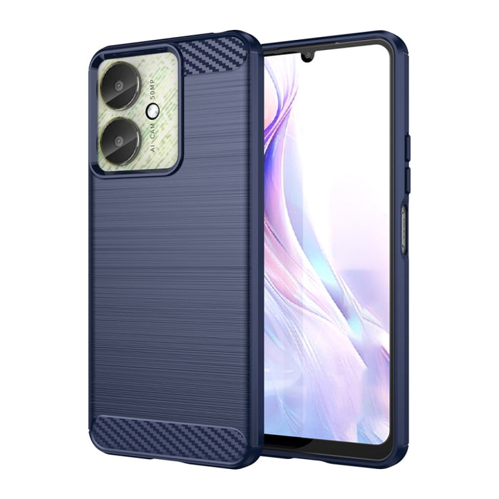Caja del teléfono de TPU con textura cepillada de fibra de carbono, For Xiaomi Redmi A3, For Xiaomi Poco M6 5G, For Xiaomi Redmi Note 13 Pro 4G Global, For Xiaomi Redmi Note 13 4G Global, For Xiaomi Redmi 13R 5G, For Xiaomi 14 Ultra                    ...