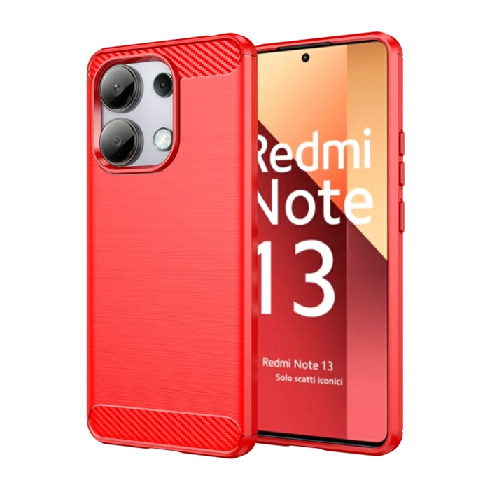 Caja del teléfono de TPU con textura cepillada de fibra de carbono, For Xiaomi Redmi A3, For Xiaomi Poco M6 5G, For Xiaomi Redmi Note 13 Pro 4G Global, For Xiaomi Redmi Note 13 4G Global, For Xiaomi Redmi 13R 5G, For Xiaomi 14 Ultra                    ...