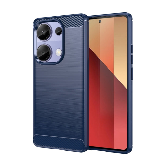 Caja del teléfono de TPU con textura cepillada de fibra de carbono, For Xiaomi Redmi A3, For Xiaomi Poco M6 5G, For Xiaomi Redmi Note 13 Pro 4G Global, For Xiaomi Redmi Note 13 4G Global, For Xiaomi Redmi 13R 5G, For Xiaomi 14 Ultra                    ...