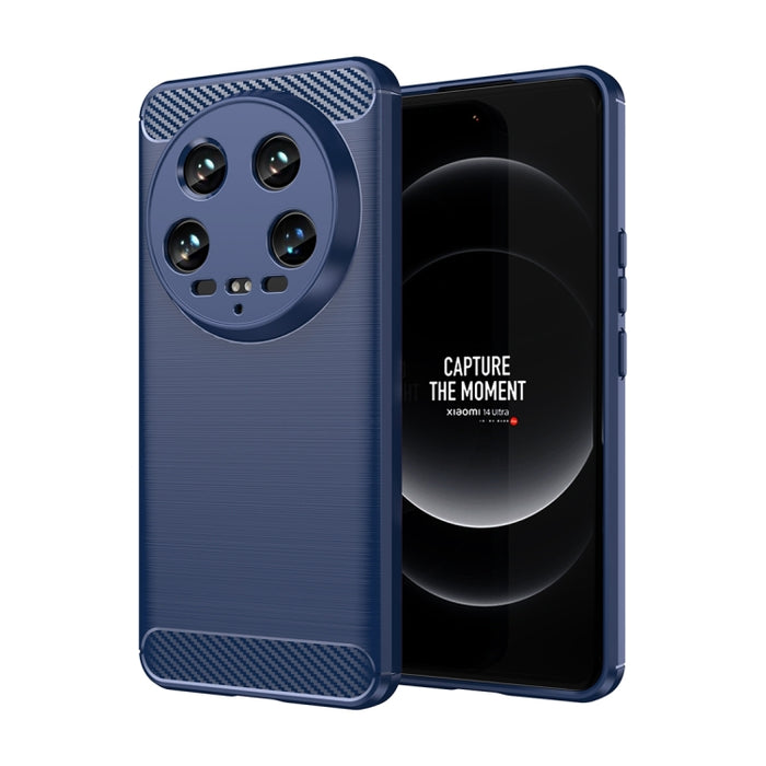 Caja del teléfono de TPU con textura cepillada de fibra de carbono, For Xiaomi Redmi A3, For Xiaomi Poco M6 5G, For Xiaomi Redmi Note 13 Pro 4G Global, For Xiaomi Redmi Note 13 4G Global, For Xiaomi Redmi 13R 5G, For Xiaomi 14 Ultra                    ...