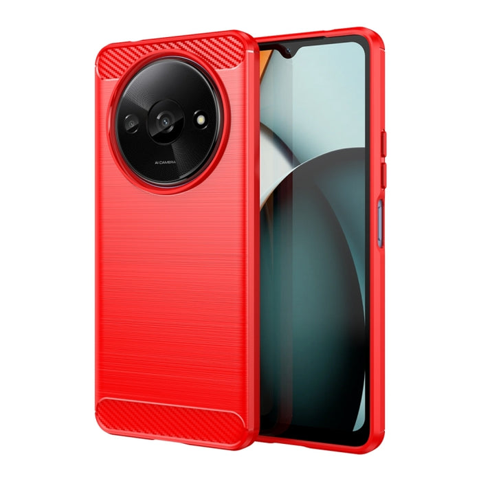 Caja del teléfono de TPU con textura cepillada de fibra de carbono, For Xiaomi Redmi A3, For Xiaomi Poco M6 5G, For Xiaomi Redmi Note 13 Pro 4G Global, For Xiaomi Redmi Note 13 4G Global, For Xiaomi Redmi 13R 5G, For Xiaomi 14 Ultra                    ...
