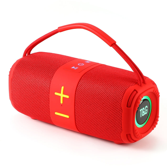 T&G TG-668 Altavoz Bluetooth Inalámbrico Subwoofer TWS Portátil con Asa, TG-668