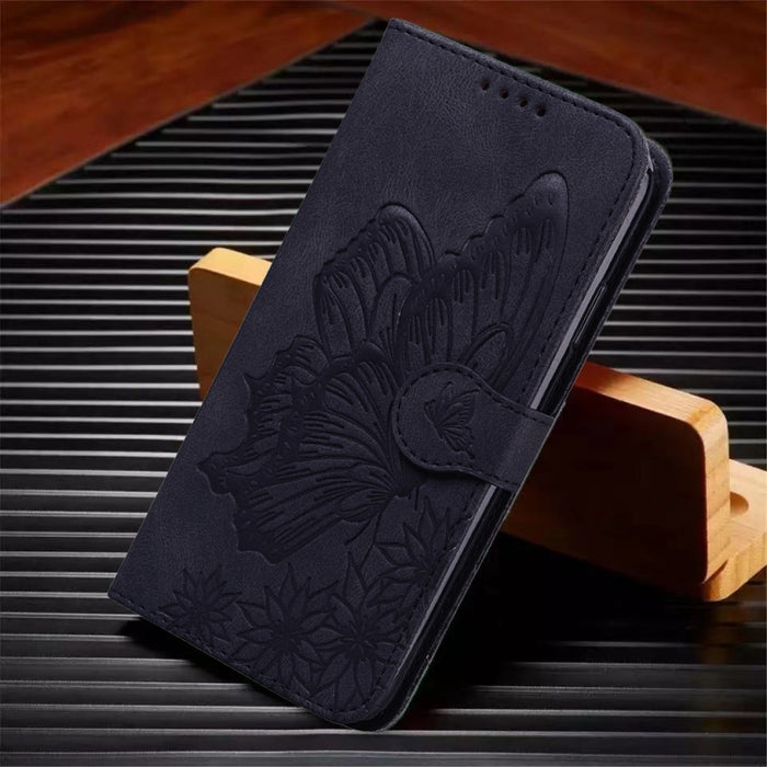Funda de teléfono de cuero con tapa horizontal con estampado de mariposas con sensación de piel retro, For Xiaomi Redmi Note 13 4G, For Xiaomi Redmi 13C / POCO C65, For Xiaomi Redmi Note 13 Pro+ 5G