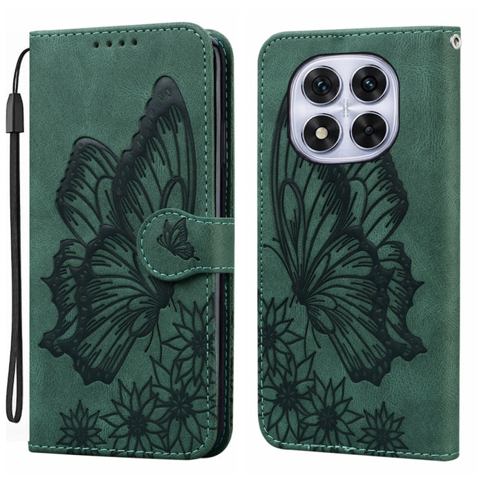 Funda de teléfono de cuero con tapa horizontal con estampado de mariposas con sensación de piel retro, For Redmi Note 15 Pro+ 5G Global 163.3mm, For Redmi Note 15 4G / 5G Global 164mm, For Redmi Note 15 Pro 4G Global 163.2mm                            ...