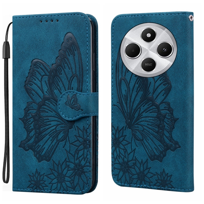 Funda de teléfono de cuero con tapa horizontal con estampado de mariposas con sensación de piel retro, For Redmi Note 15 Pro+ 5G Global 163.3mm, For Redmi Note 15 4G / 5G Global 164mm, For Redmi Note 15 Pro 4G Global 163.2mm                            ...