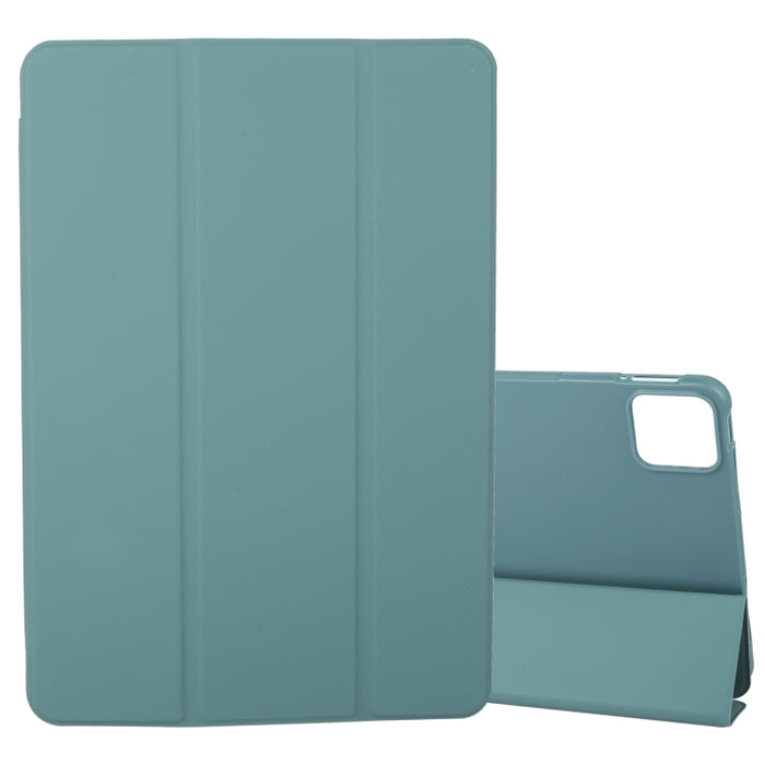 Funda para tableta de cuero de silicona triple, For Xiaomi Pad Mini 8.8  / Redmi K Pad, For Xiaomi Redmi Pad Pro 12.1, For Xiaomi Pad 6S Pro 12.4