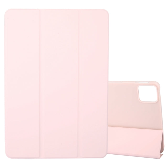 Funda para tableta de cuero de silicona triple, For Xiaomi Pad Mini 8.8  / Redmi K Pad, For Xiaomi Redmi Pad Pro 12.1, For Xiaomi Pad 6S Pro 12.4