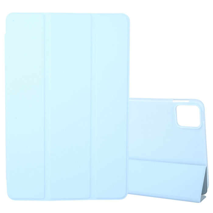 Funda para tableta de cuero de silicona triple, For Xiaomi Pad Mini 8.8  / Redmi K Pad, For Xiaomi Redmi Pad Pro 12.1, For Xiaomi Pad 6S Pro 12.4