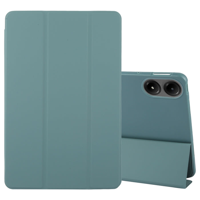 Funda para tableta de cuero de silicona triple, For Xiaomi Pad Mini 8.8  / Redmi K Pad, For Xiaomi Redmi Pad Pro 12.1, For Xiaomi Pad 6S Pro 12.4