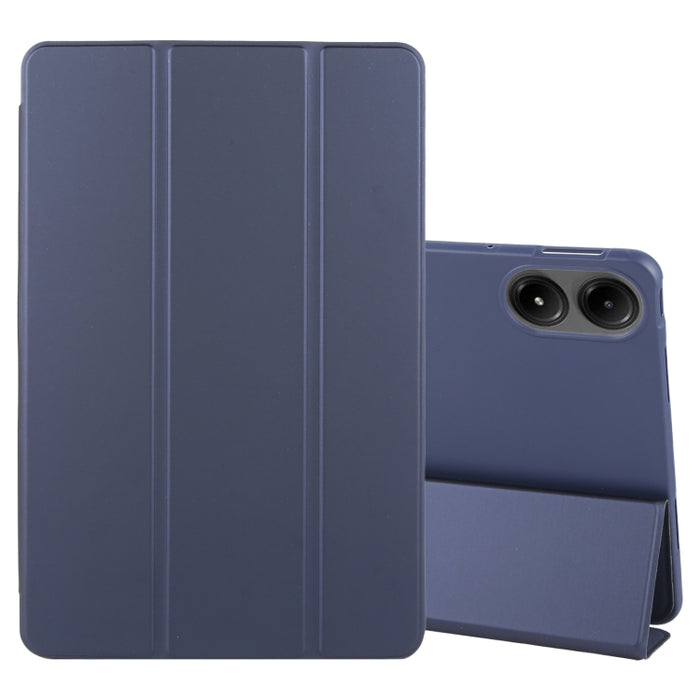 Funda para tableta de cuero de silicona triple, For Xiaomi Pad Mini 8.8  / Redmi K Pad, For Xiaomi Redmi Pad Pro 12.1, For Xiaomi Pad 6S Pro 12.4