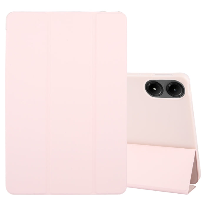 Funda para tableta de cuero de silicona triple, For Xiaomi Pad Mini 8.8  / Redmi K Pad, For Xiaomi Redmi Pad Pro 12.1, For Xiaomi Pad 6S Pro 12.4