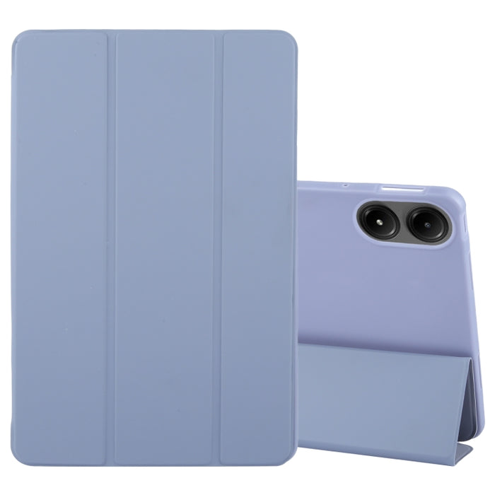 Funda para tableta de cuero de silicona triple, For Xiaomi Pad Mini 8.8  / Redmi K Pad, For Xiaomi Redmi Pad Pro 12.1, For Xiaomi Pad 6S Pro 12.4