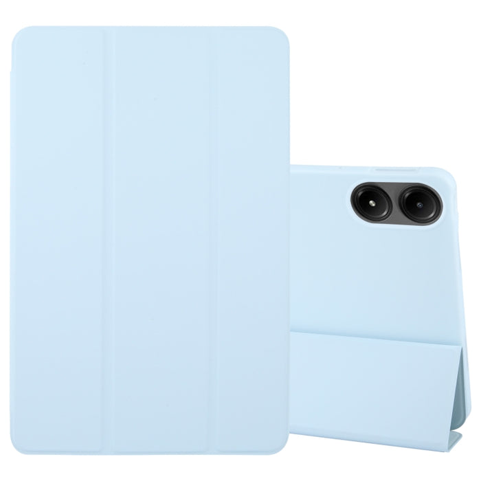Funda para tableta de cuero de silicona triple, For Xiaomi Pad Mini 8.8  / Redmi K Pad, For Xiaomi Redmi Pad Pro 12.1, For Xiaomi Pad 6S Pro 12.4